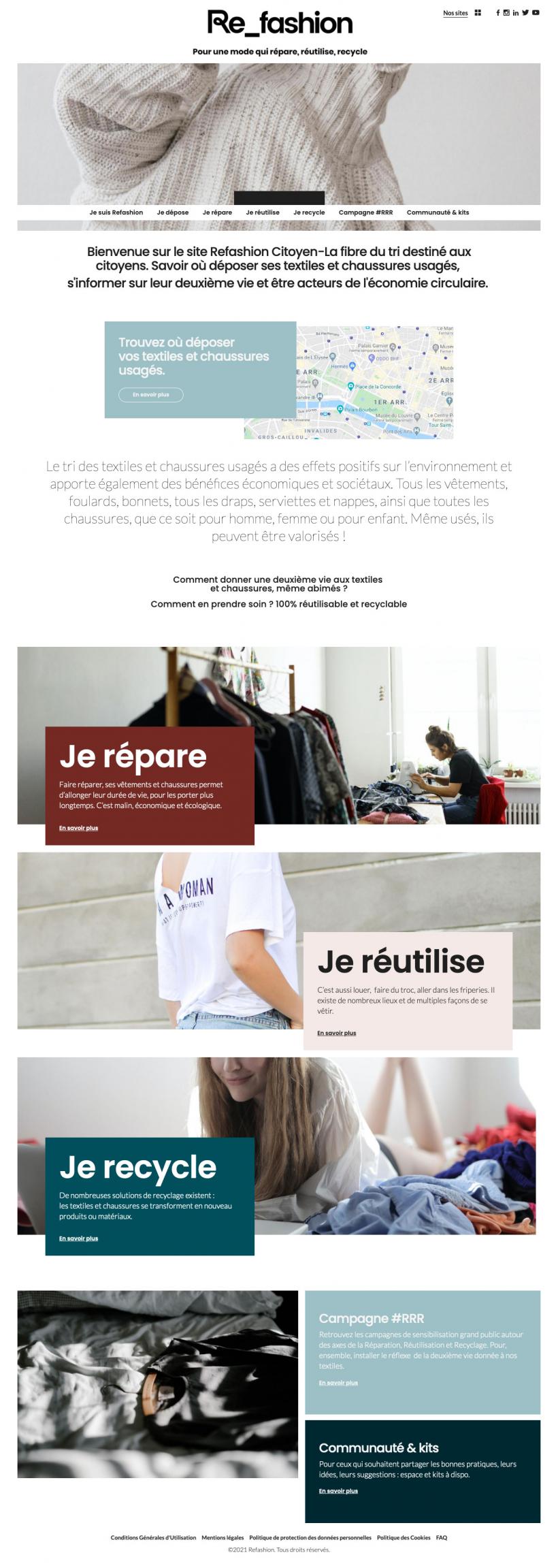 Site internet Refashion.fr