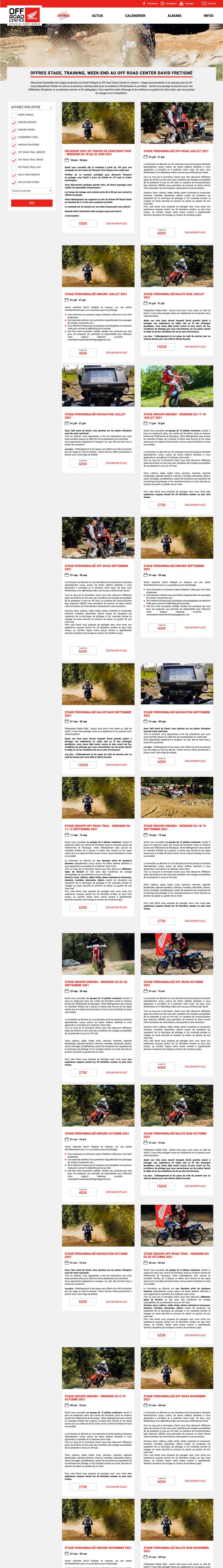 Site internet David Fretigne