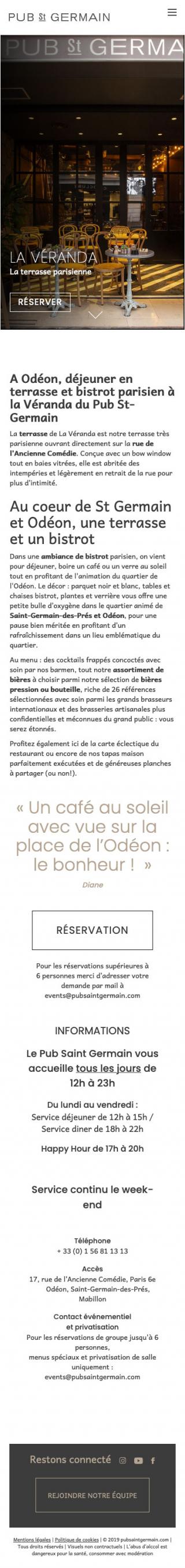 Site internet Pubsaintgermain