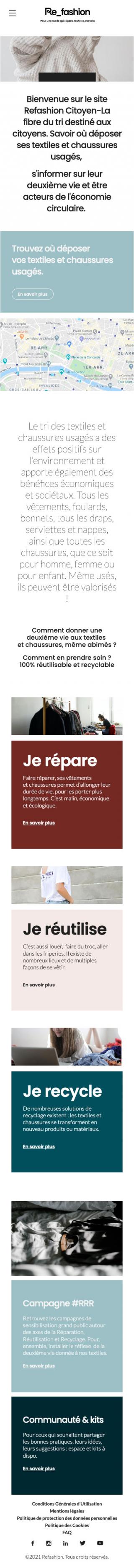 Site internet Refashion.fr